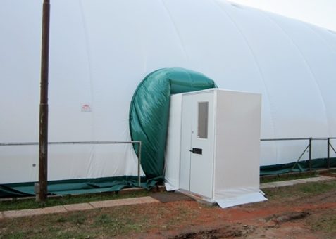 Pressostruttura-18X36- Tunnel ingresso laterale