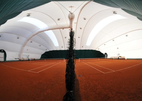 Pressostruttura con membrana interna alta luminosità