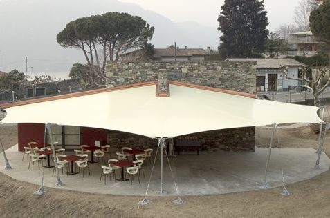 Tensostruttura -per copertura dehors-