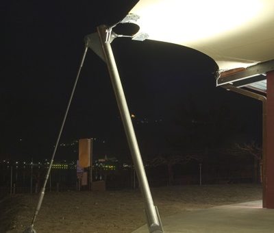Tensostruttura -per copertura dehors-