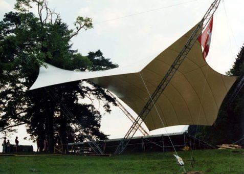 Tensostruttura -per copertura palco-
