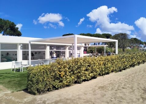 pergola ombreggiante esterno bar